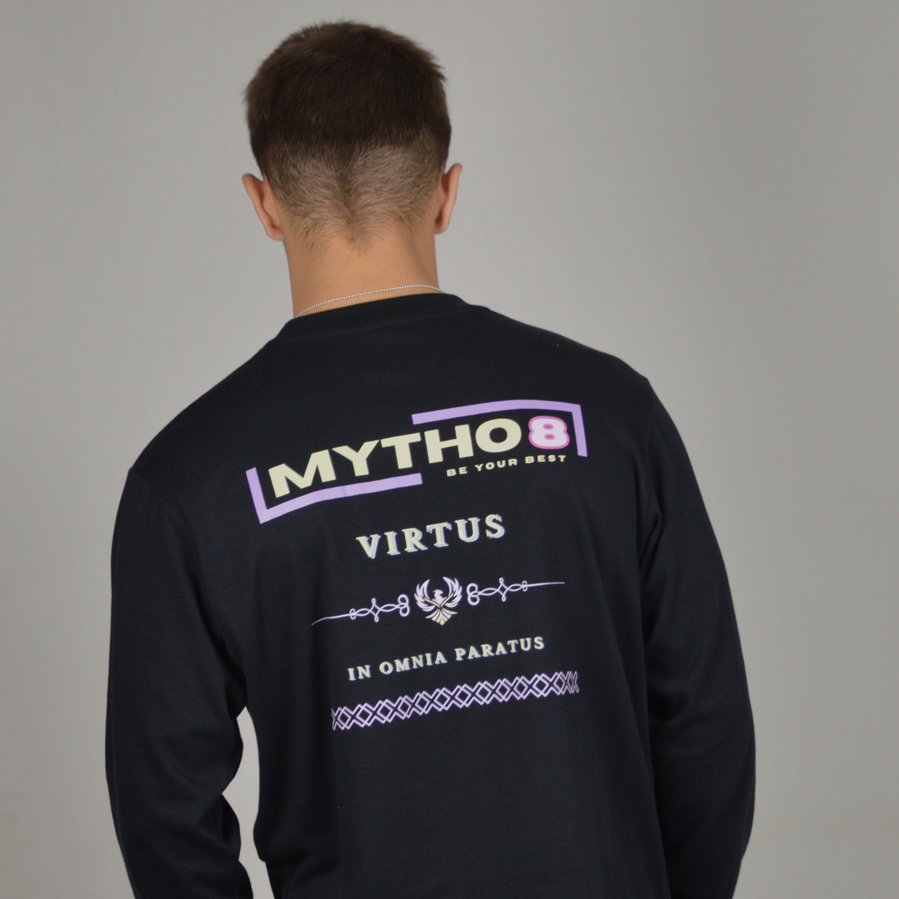 VIRTUS OVERSIZE LONG-SLEEVE BLACK/YELLOW