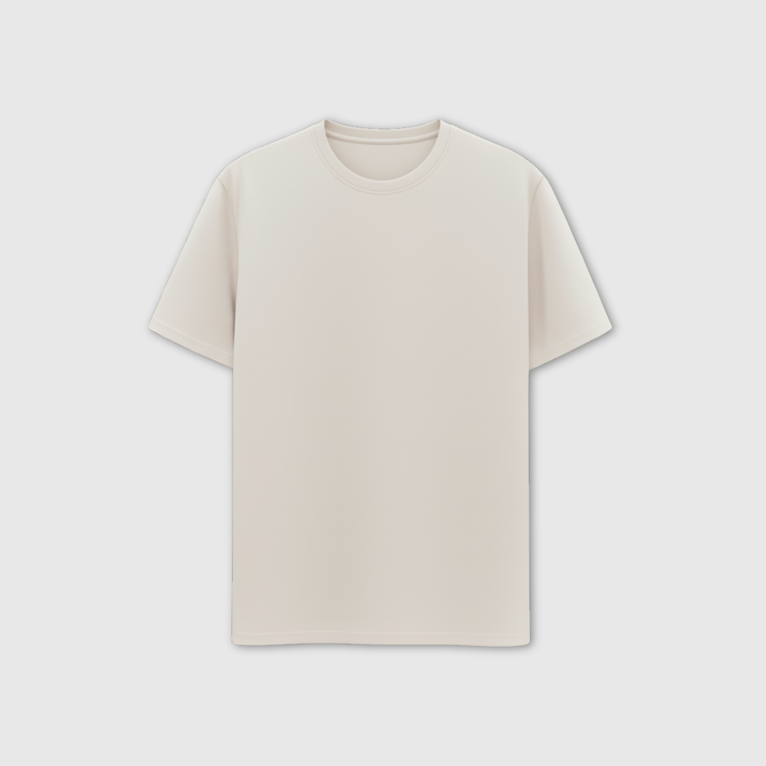 BASIC GREY T-SHIRT - BACK