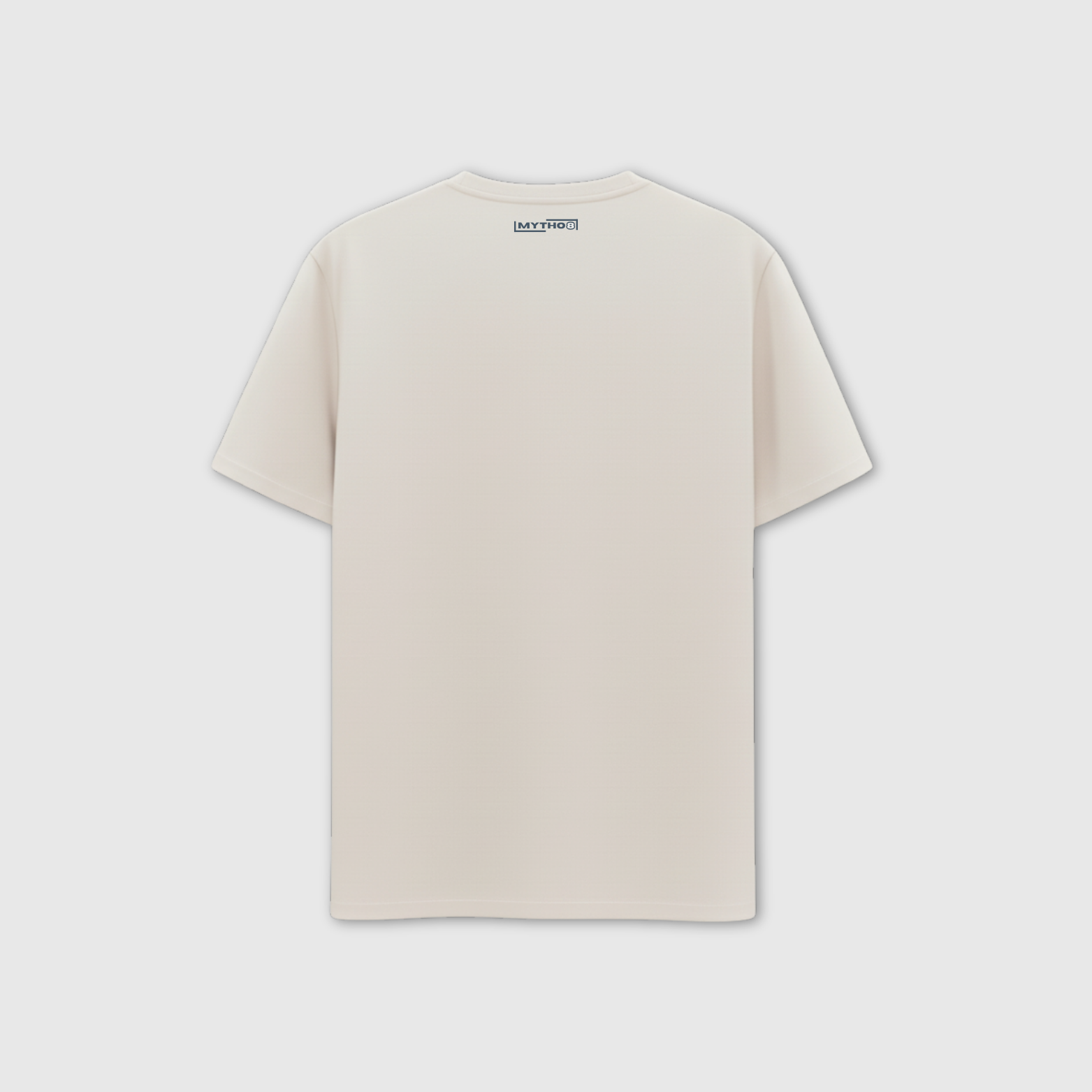 BASIC GREY T-SHIRT - BACK