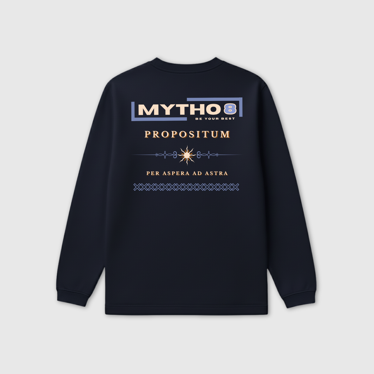 PROPOSITUM OVERSIZE LONG-SLEEVE MARITIME/LEMON