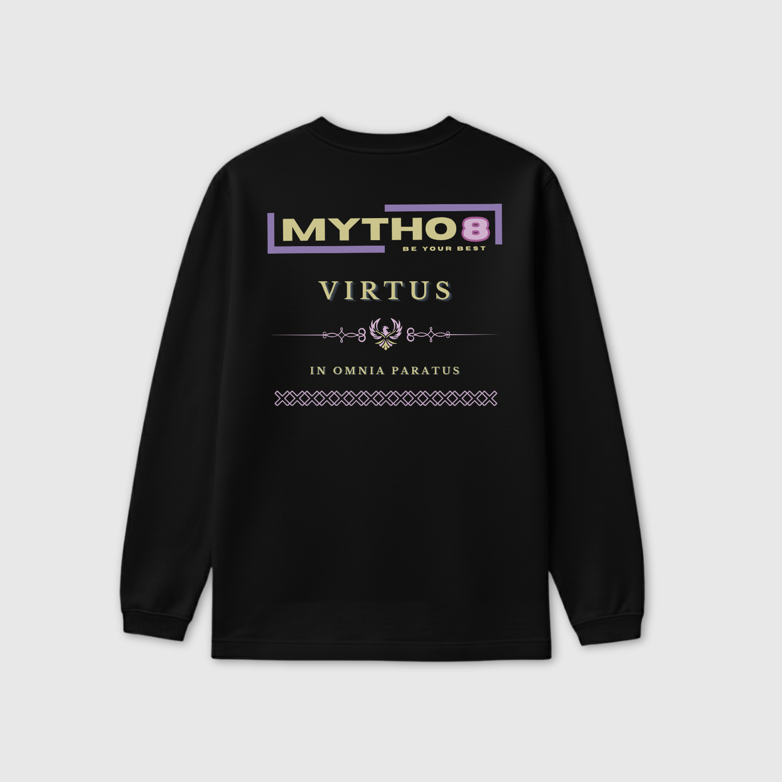 VIRTUS OVERSIZE LONG-SLEEVE BLACK/YELLOW