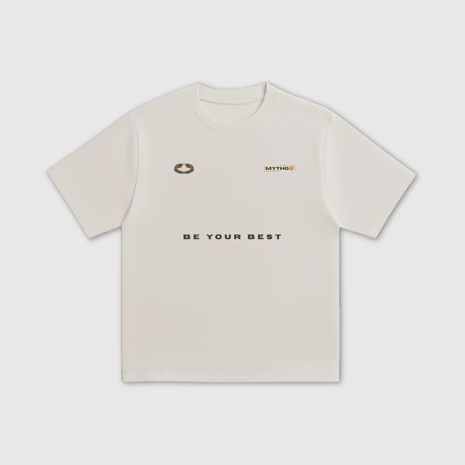 MINDSET CROPPED TEE GREY/GOLD