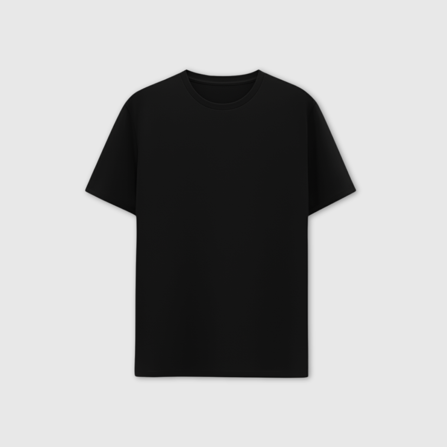 BASIC BLACK T-SHIRT - BACK