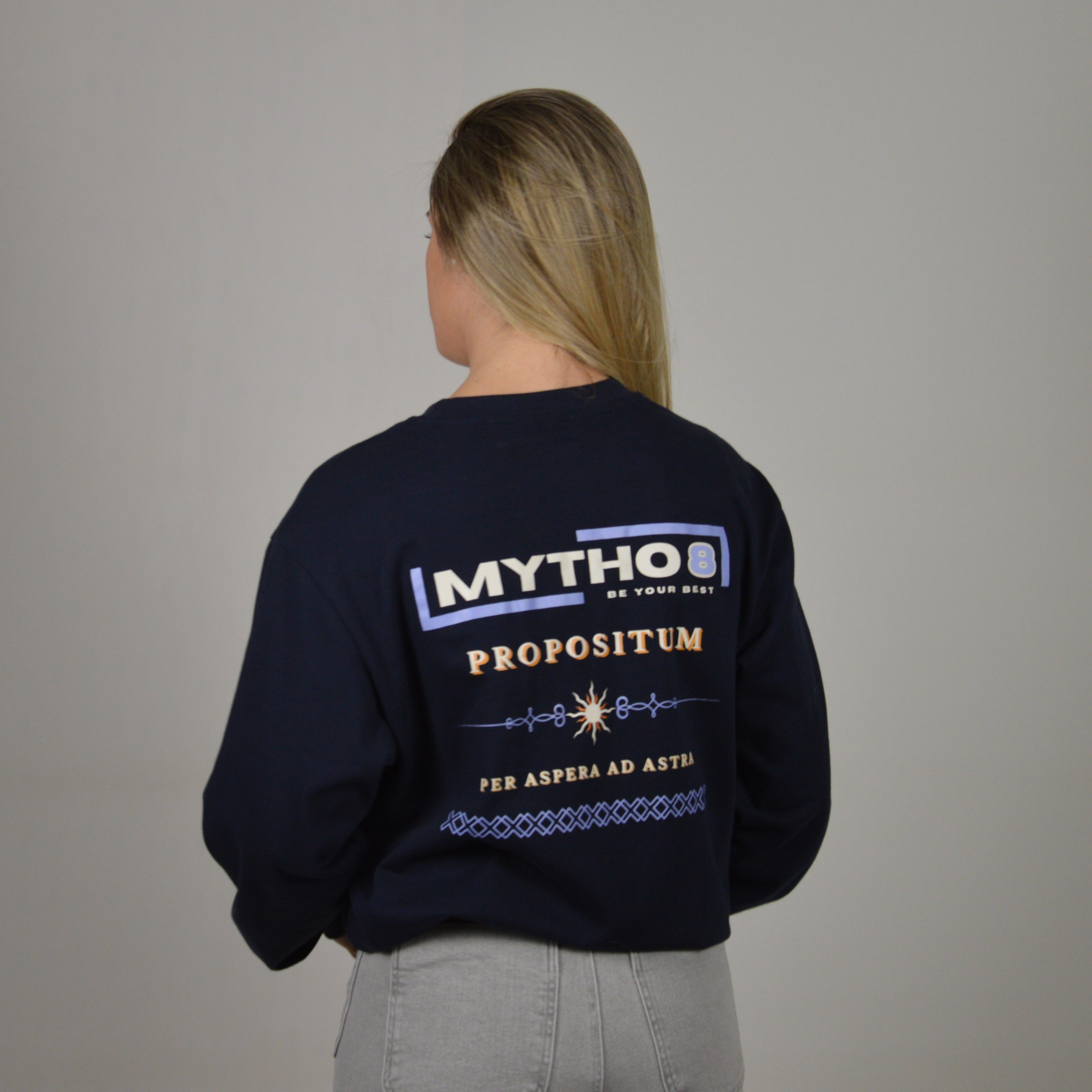 PROPOSITUM OVERSIZE LONG-SLEEVE MARITIME/LEMON