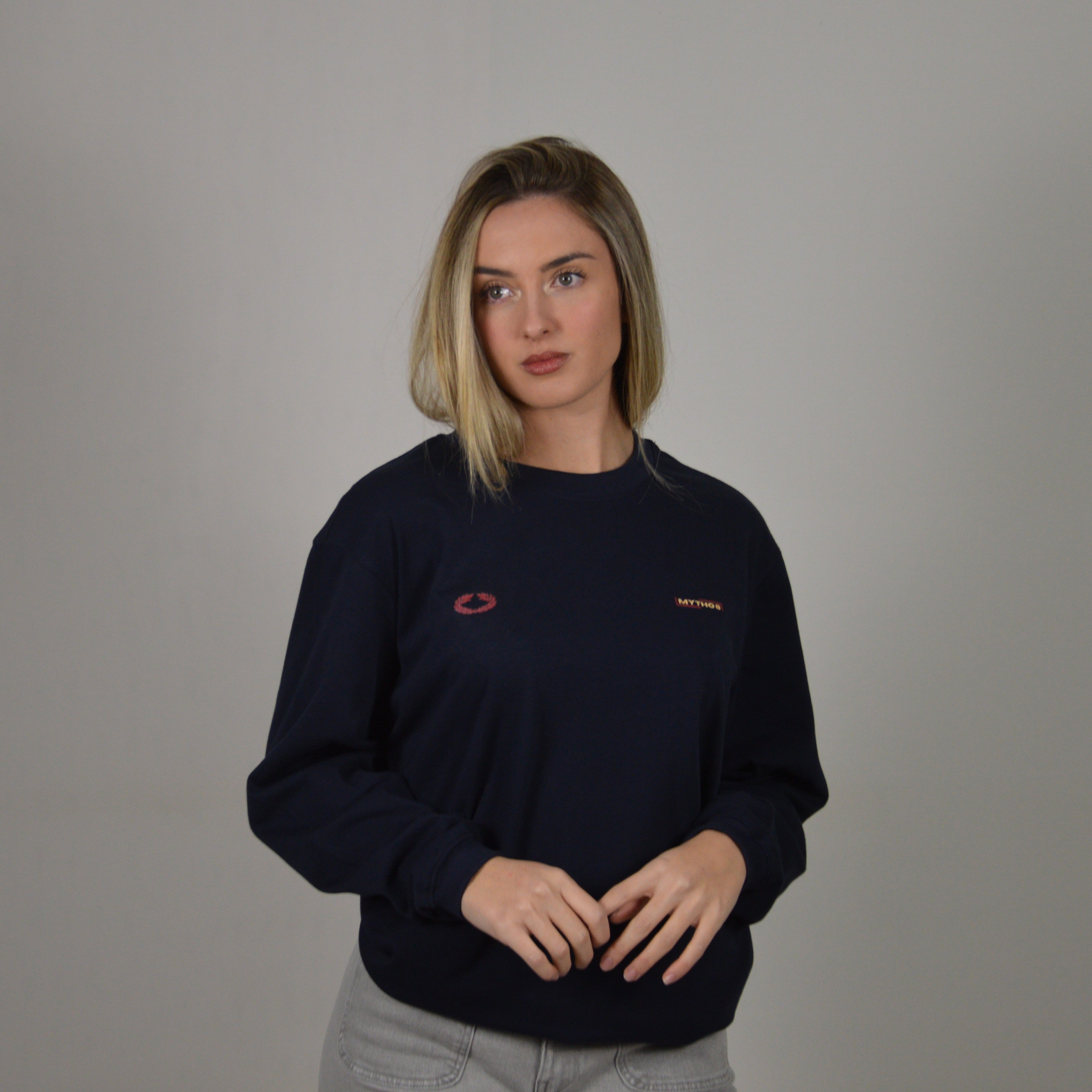 PROPOSITUM OVERSIZE LONG-SLEEVE MARITIME/GARNET