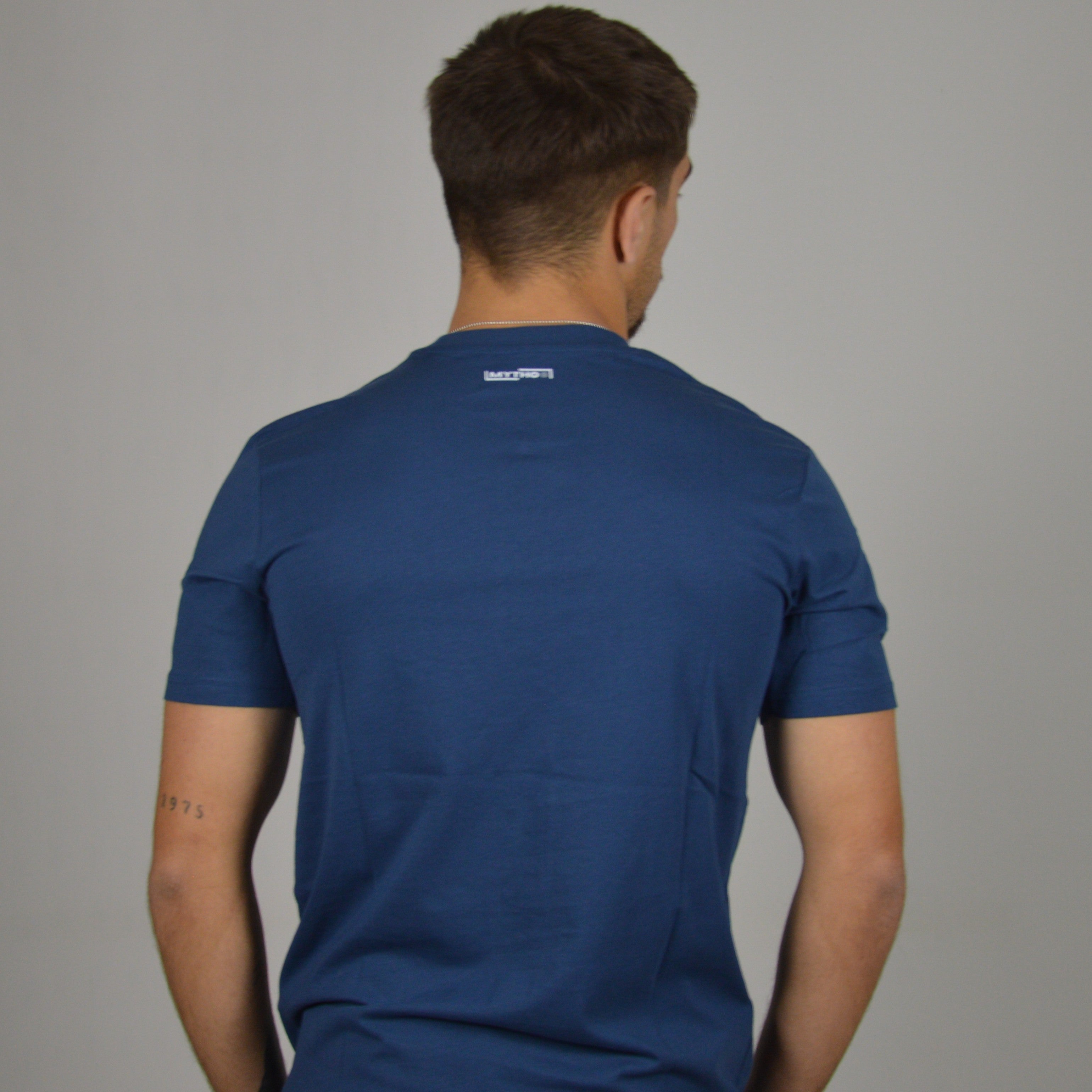 BASIC BLUE T-SHIRT - BACK