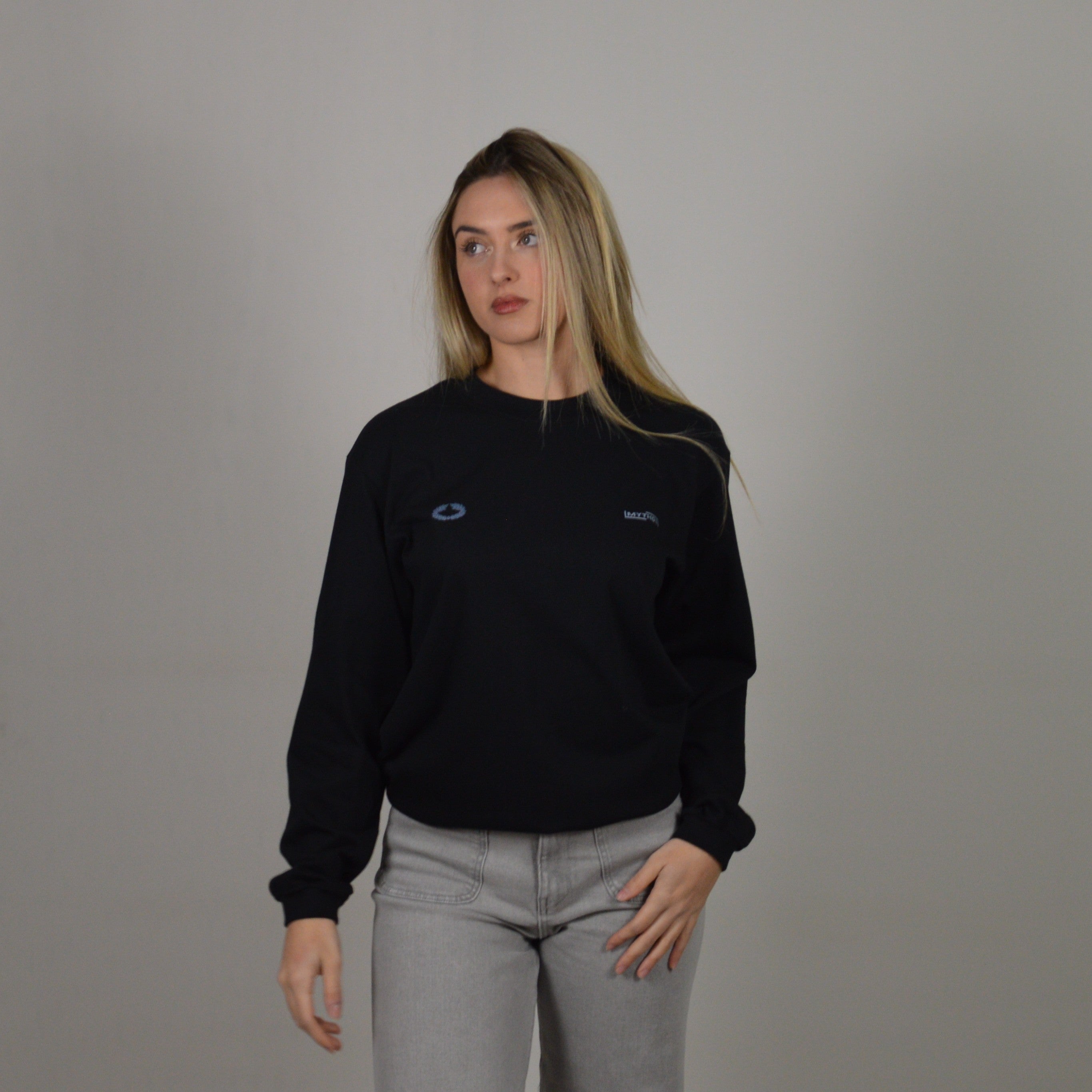 VIRTUS OVERSIZE LONG-SLEEVE BLACK/GREY