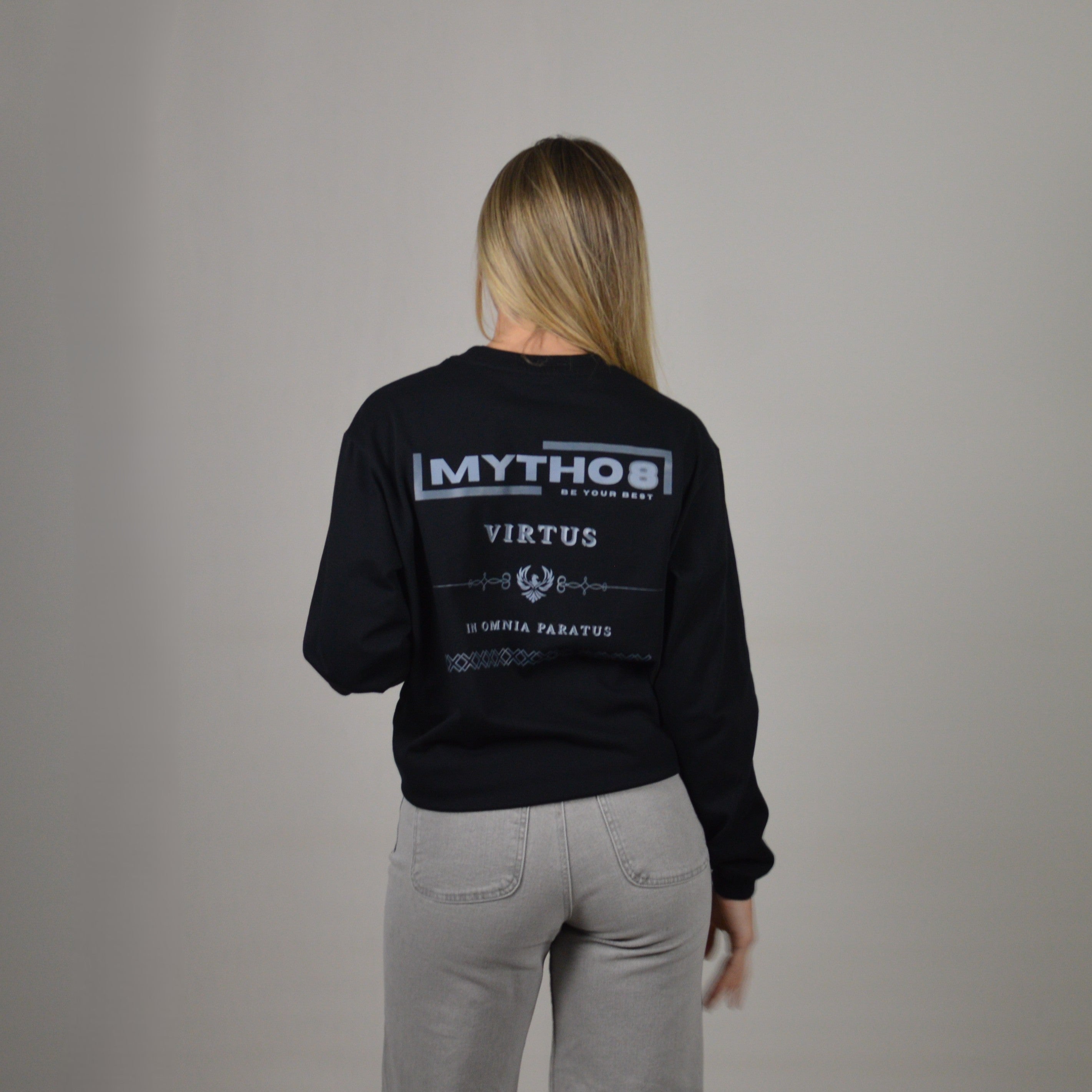 VIRTUS OVERSIZE LONG-SLEEVE BLACK/GREY