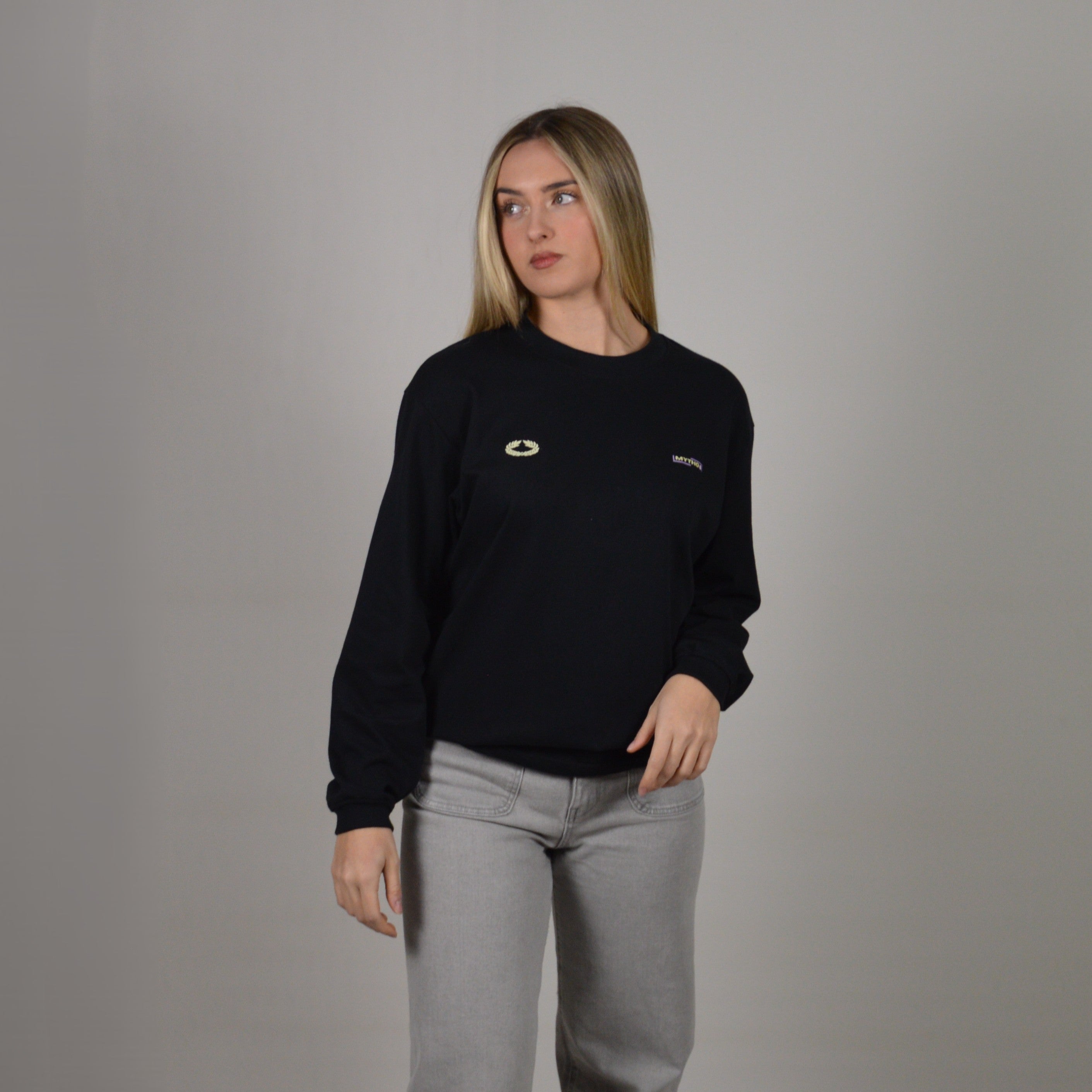 VIRTUS OVERSIZE LONG-SLEEVE BLACK/YELLOW