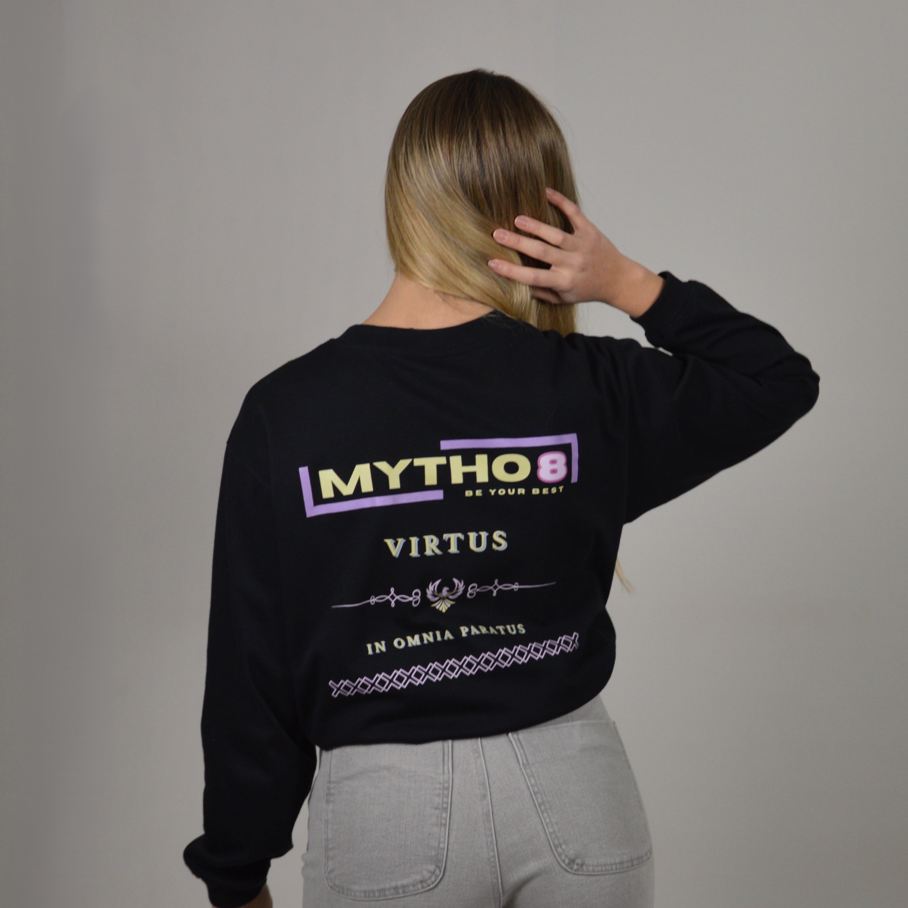 VIRTUS OVERSIZE LONG-SLEEVE BLACK/YELLOW