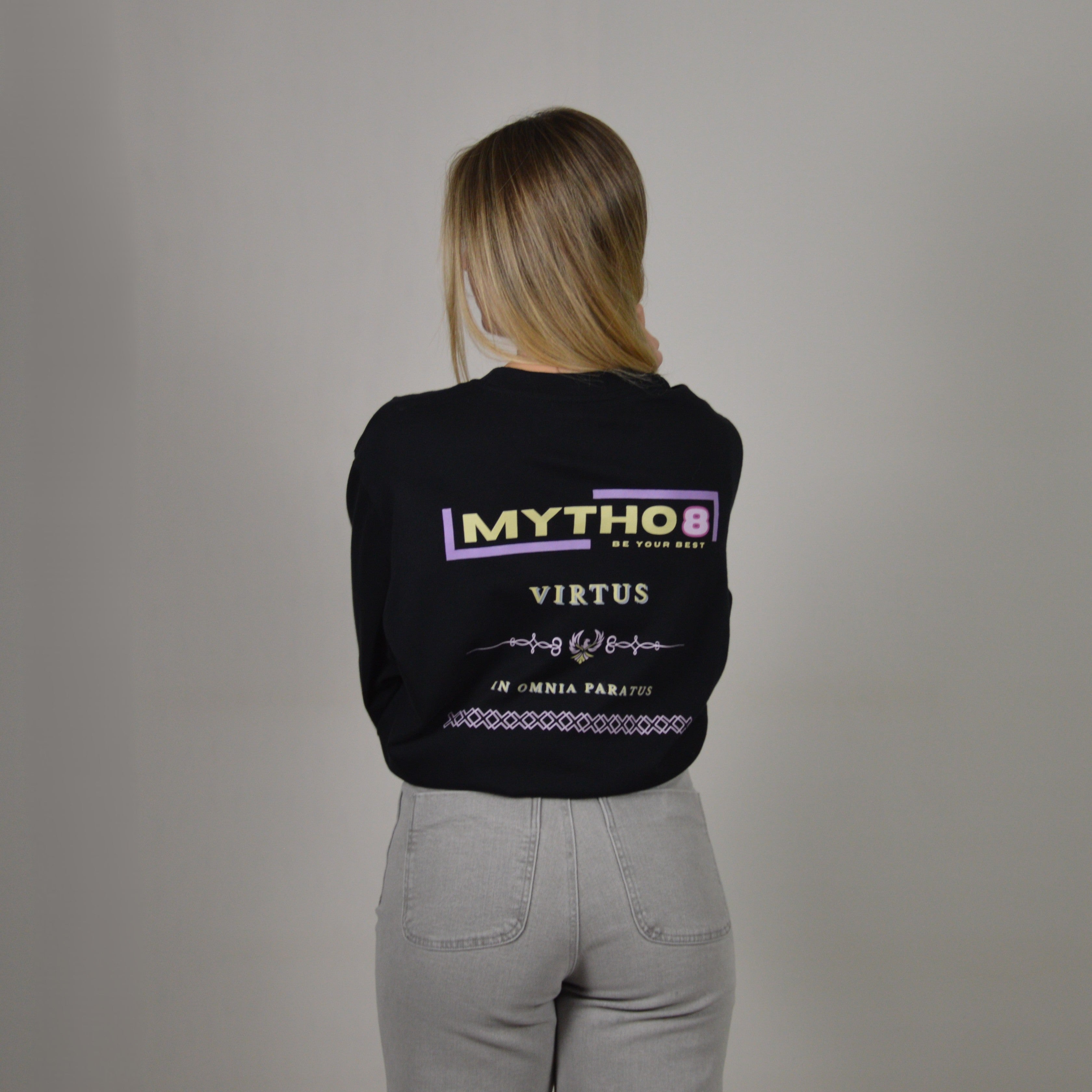 VIRTUS OVERSIZE LONG-SLEEVE BLACK/YELLOW