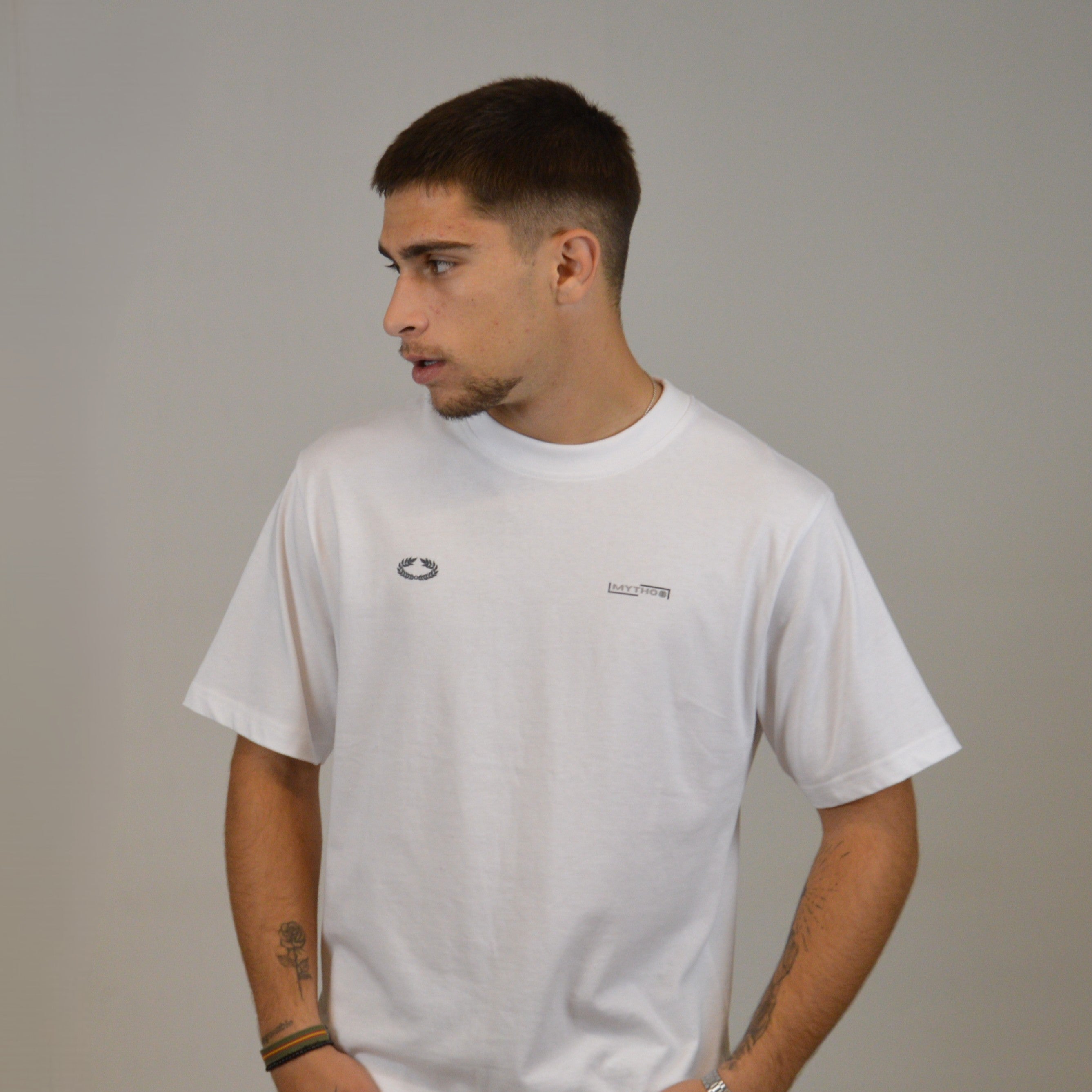 PEGASO CROPPED TEE WHITE