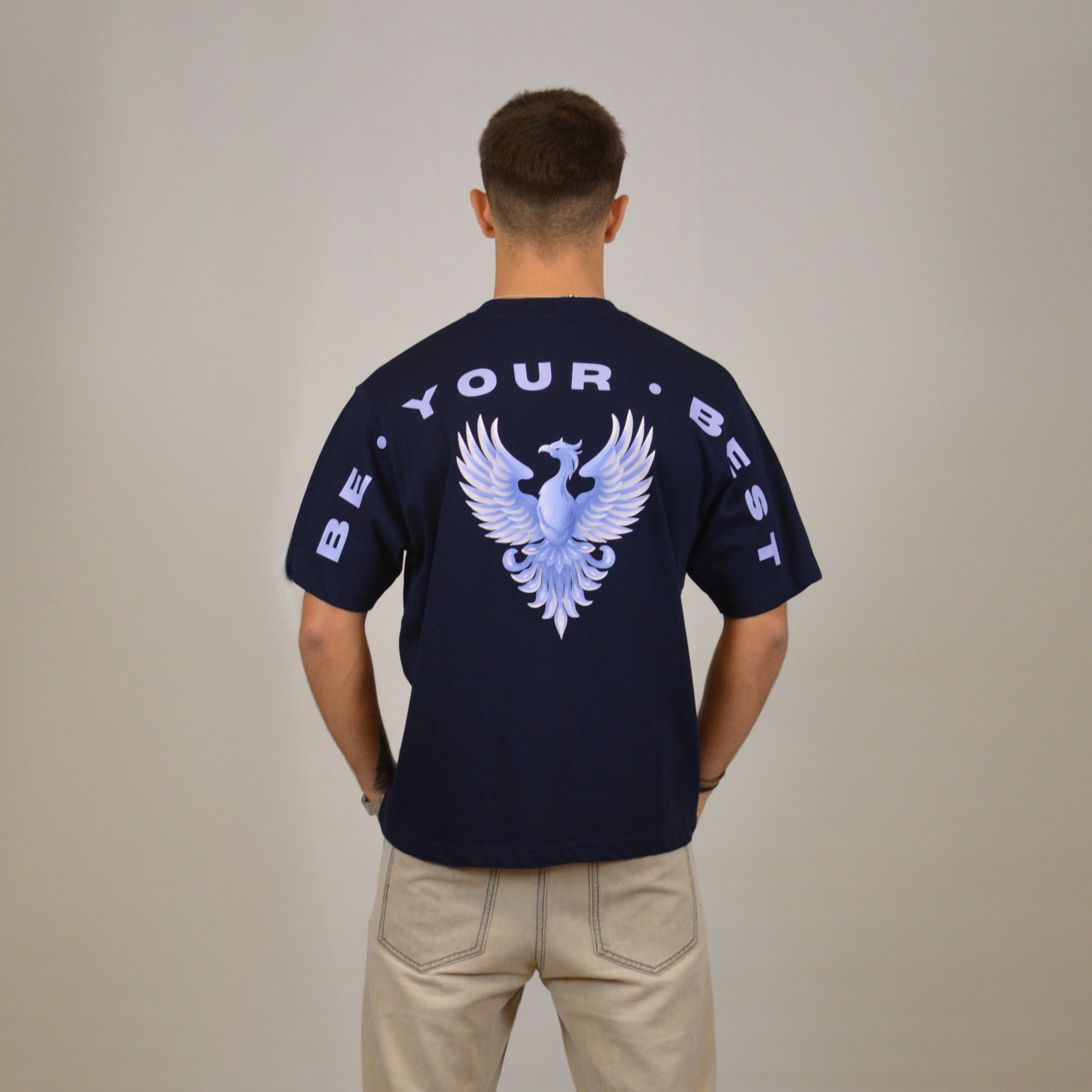 FENIX CROPPED TEE MARITIME BLUE