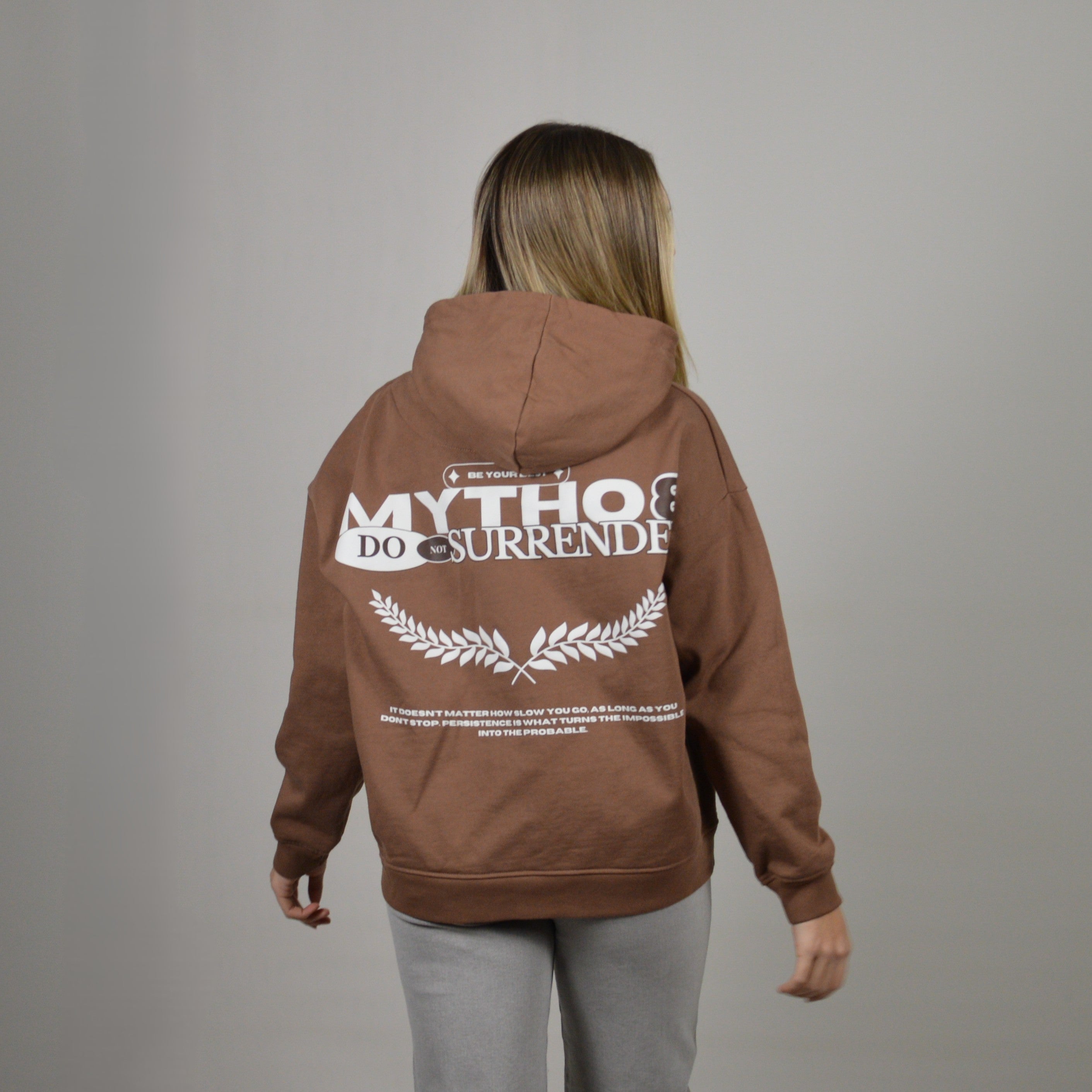 HOODIE DNS BROWN