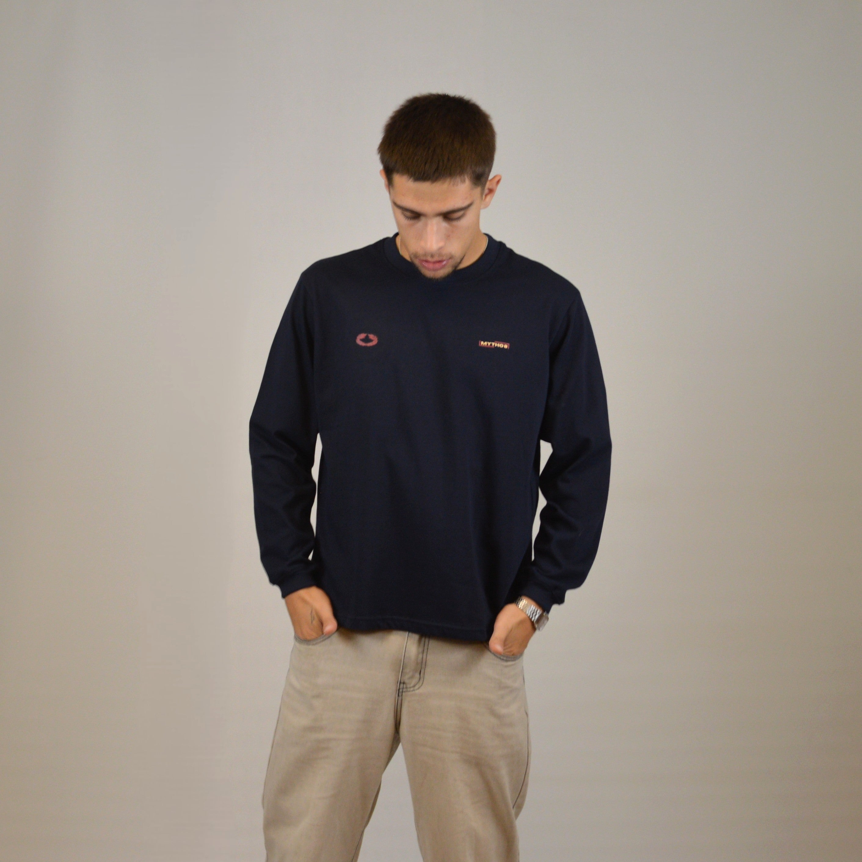 PROPOSITUM OVERSIZE LONG-SLEEVE MARITIME/GARNET