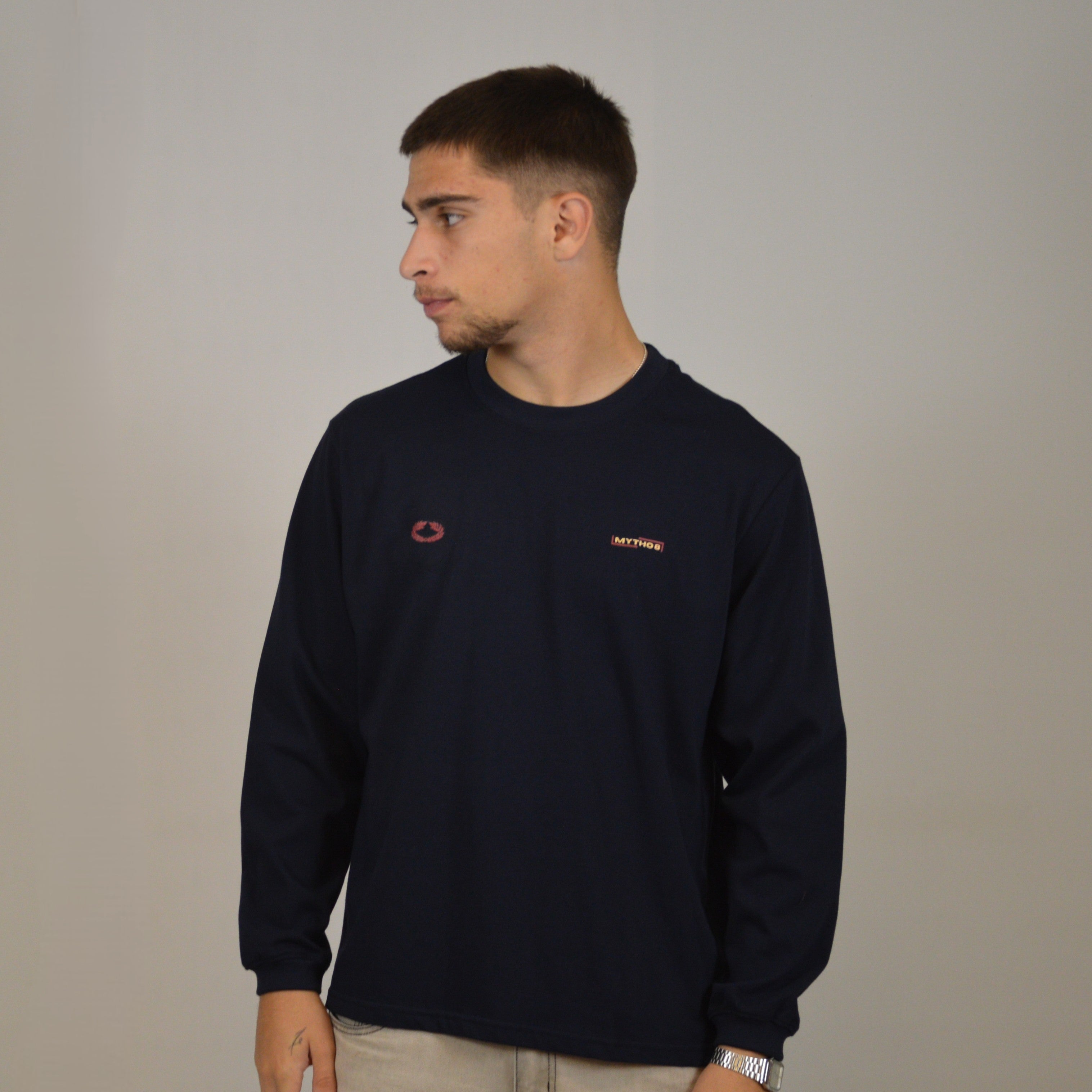 PROPOSITUM OVERSIZE LONG-SLEEVE MARITIME/GARNET