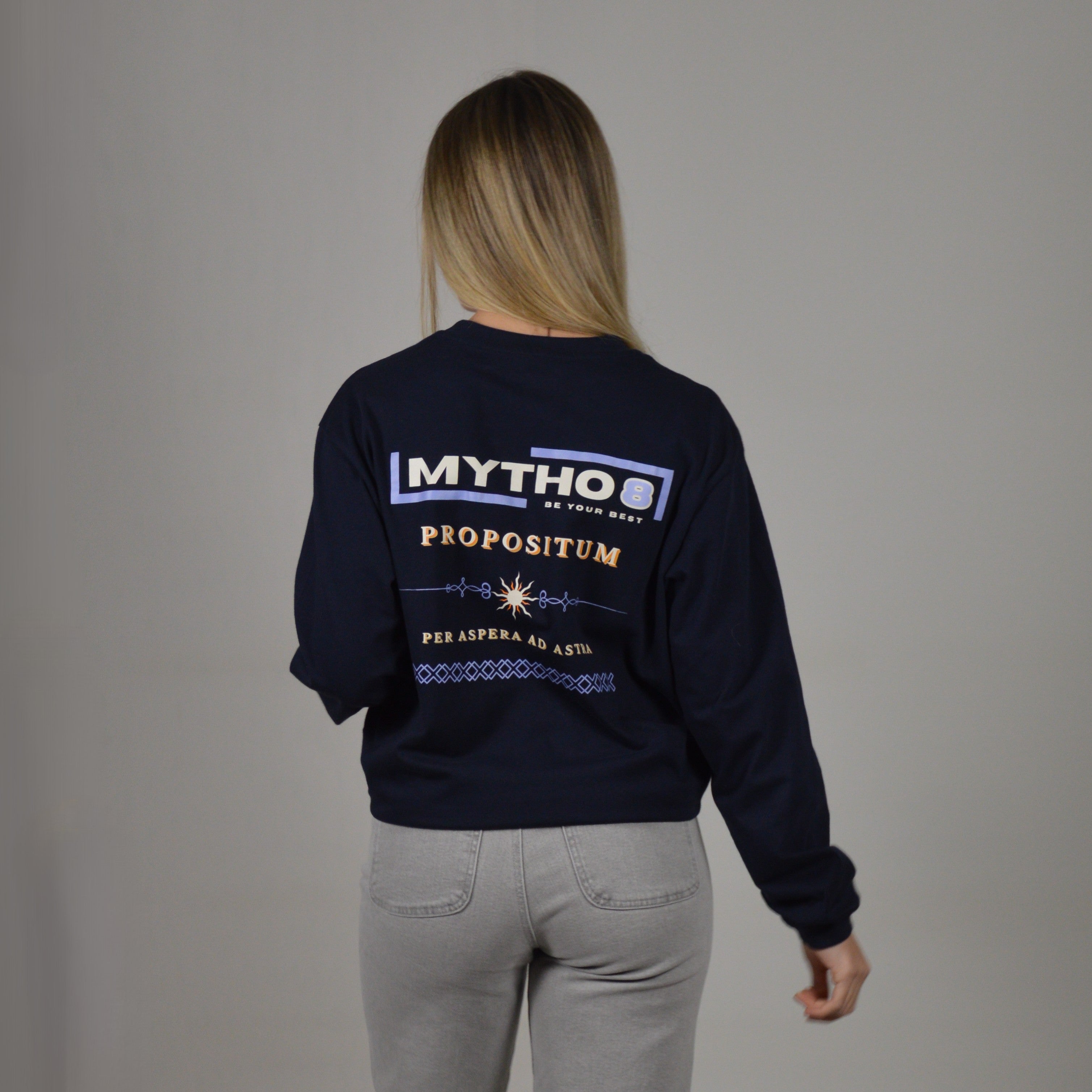 PROPOSITUM OVERSIZE LONG-SLEEVE MARITIME/LEMON