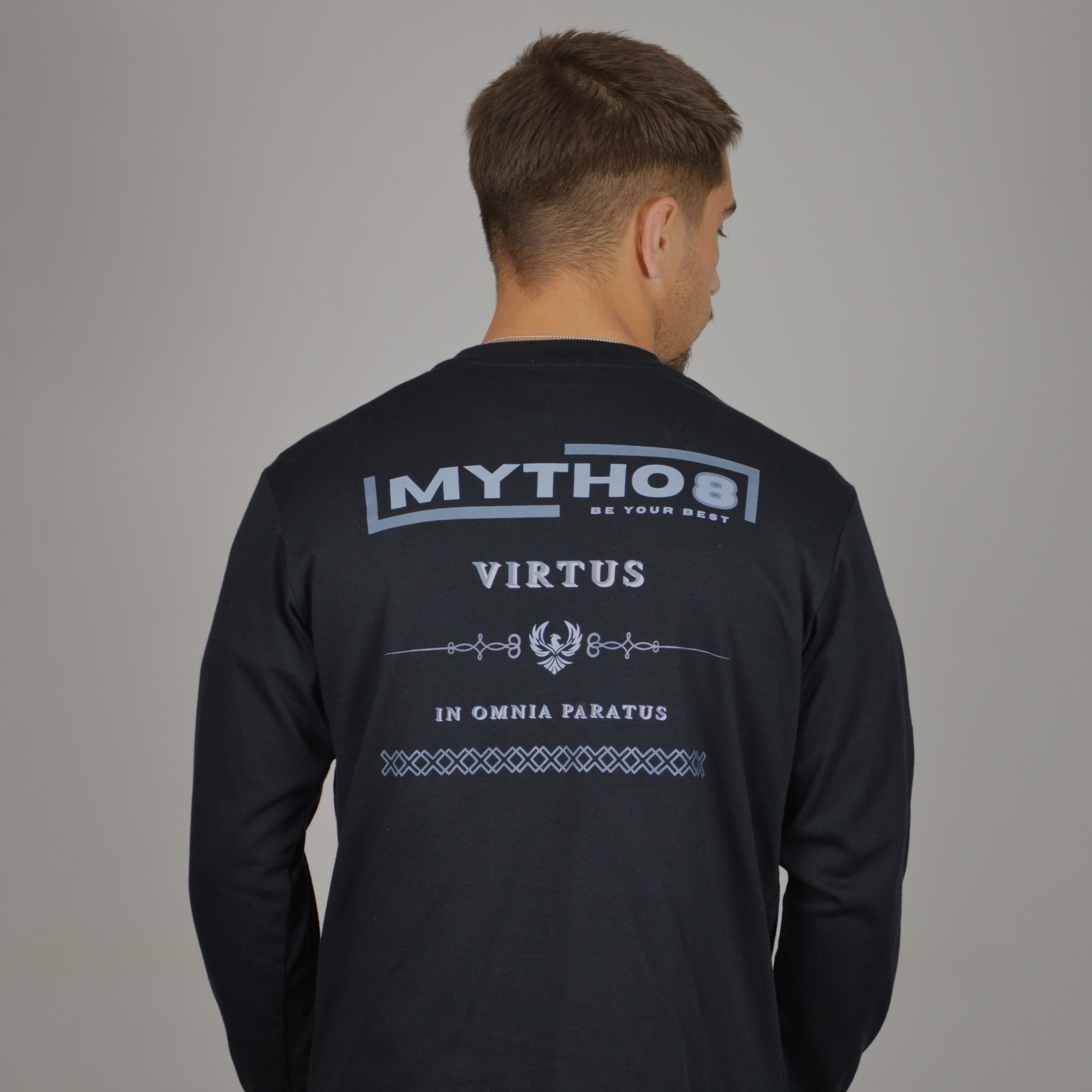 VIRTUS OVERSIZE LONG-SLEEVE BLACK/GREY
