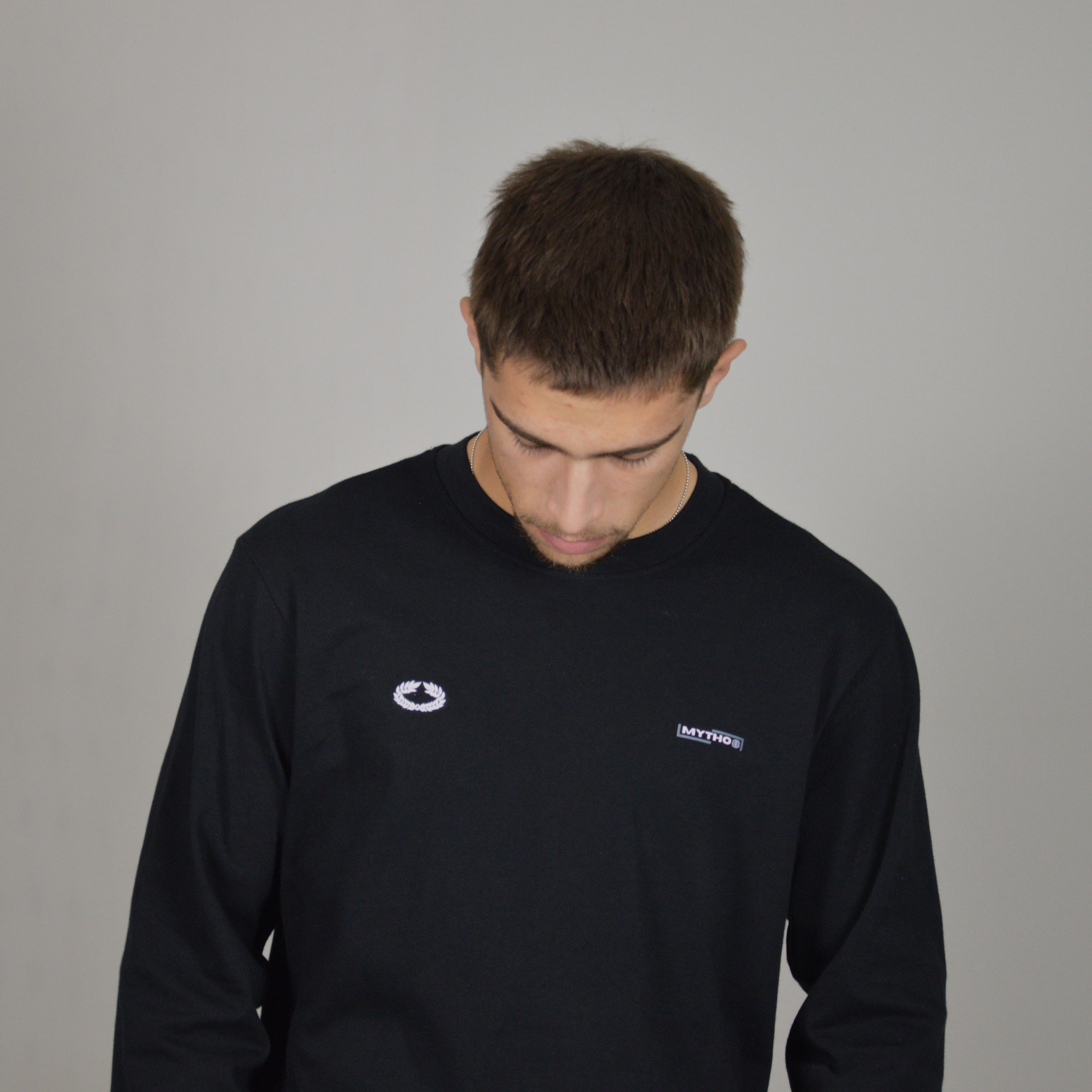 VIRTUS OVERSIZE LONG-SLEEVE BLACK/PURPLE