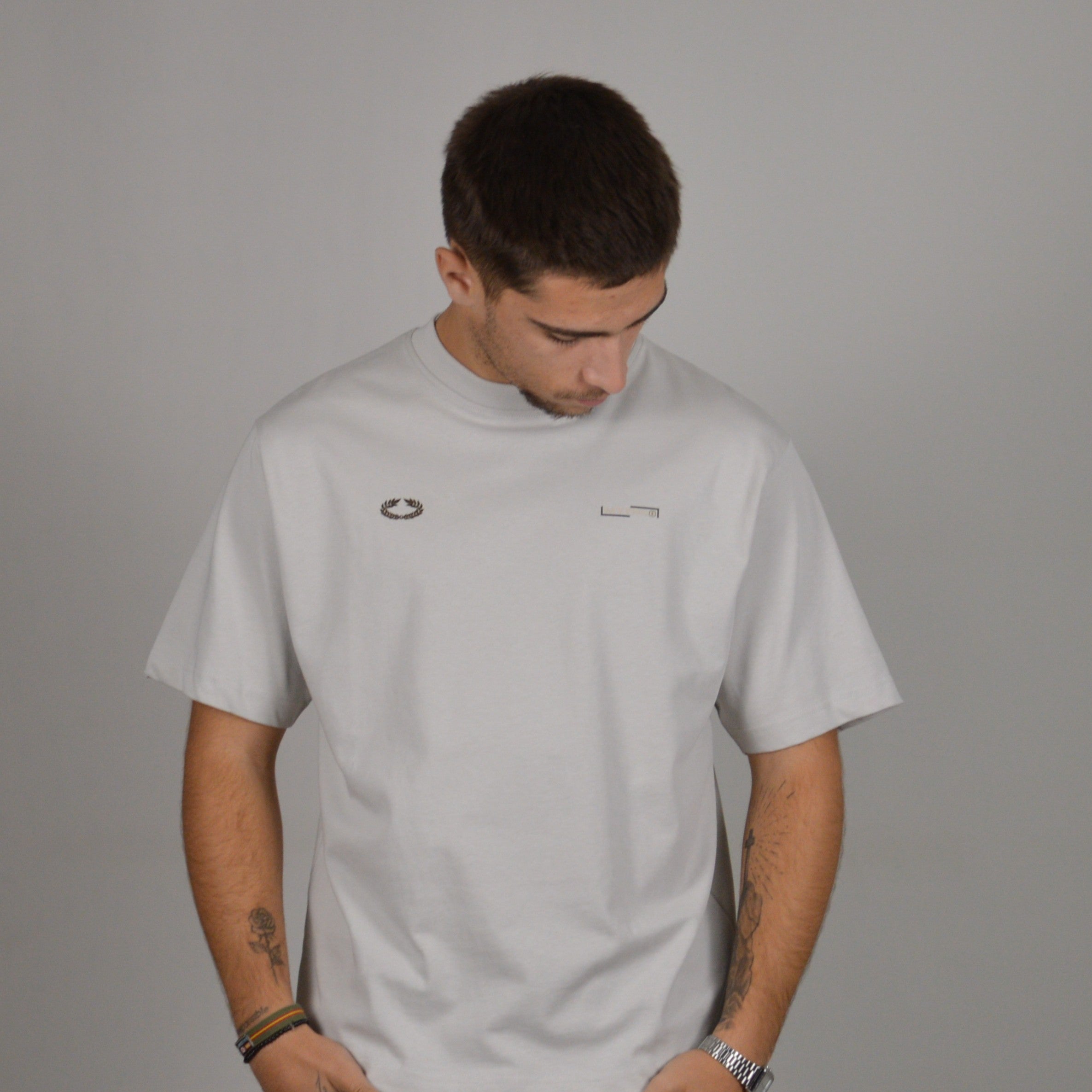 MEDUSA CROPPED TEE GREY